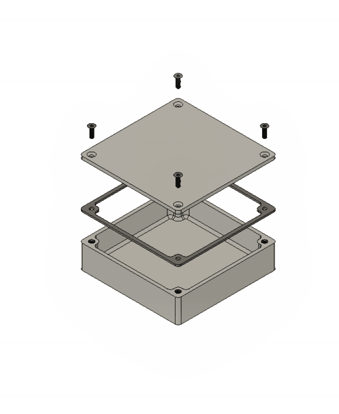 Box bottom 90x90x20.stl 3d model