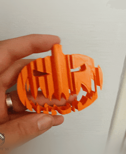 Halloween Pumpkin - Text Flip 3d model