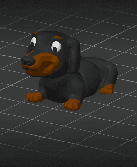 Flexi Dash Hound (No Supports) 3d model