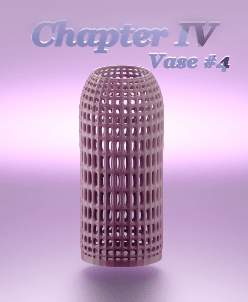C4 Vase #4 3d model