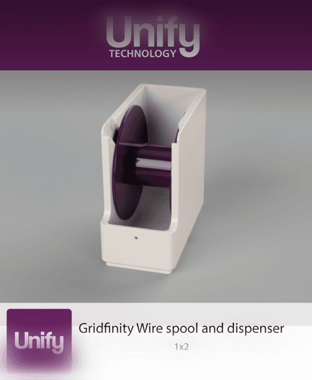 Gridfinity Wire Spool Holder 3d model