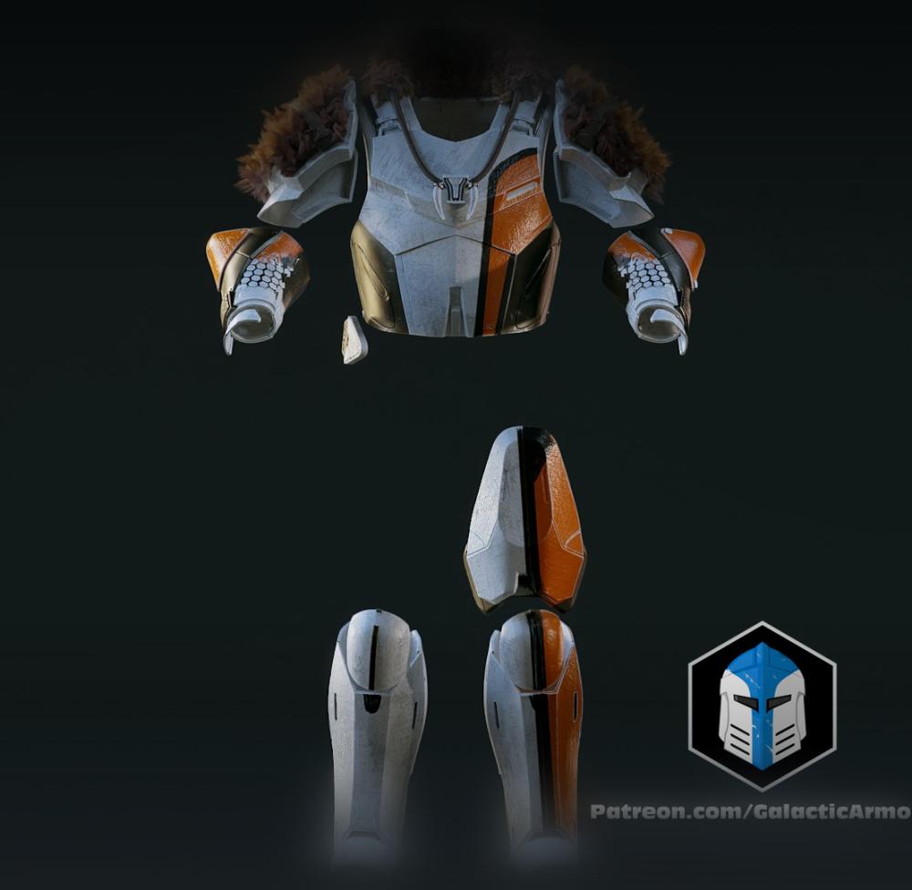 Destiny Shaxx Armor - 3D Print Files 3d model