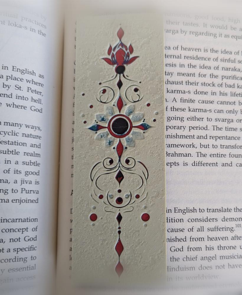 Rangoli Bookmark #1 3d model