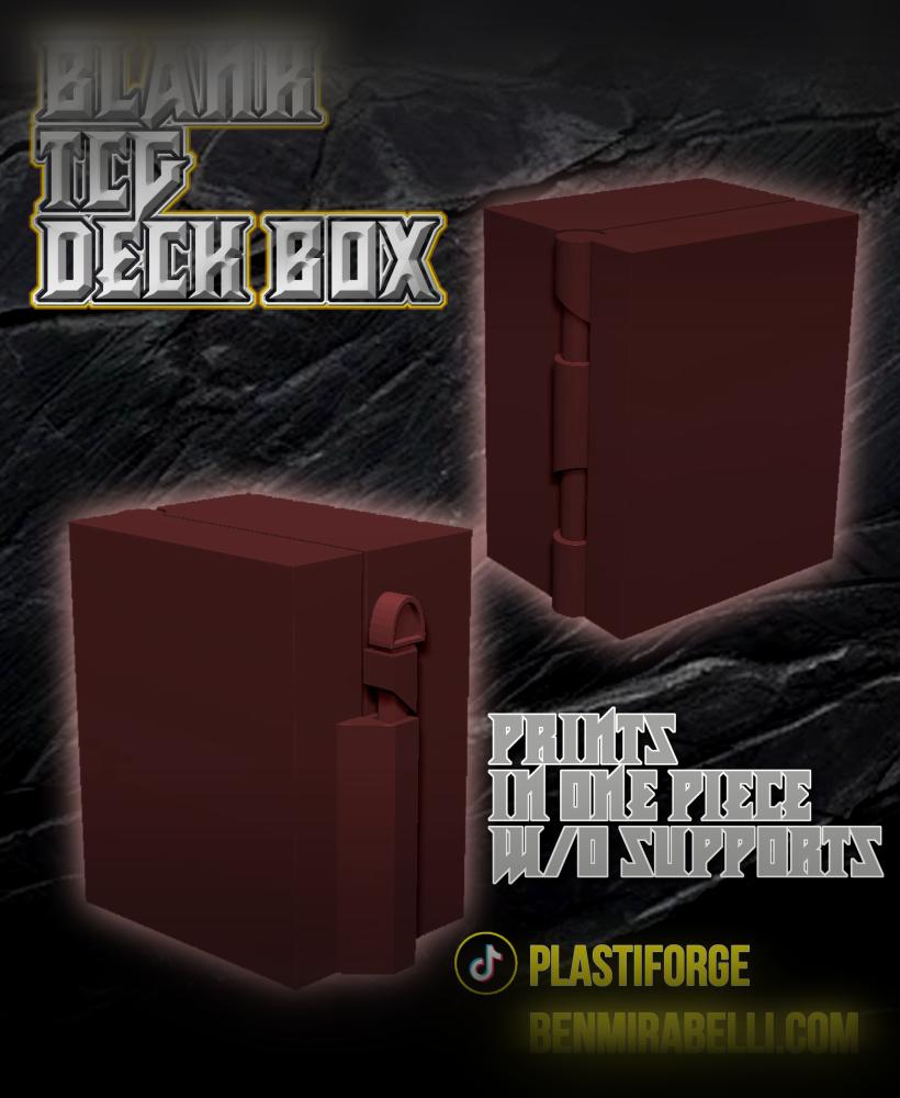 Print in Place Basic box for TCG games 3d model