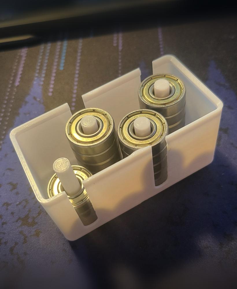 Gridfinity bin for 20 6008 Bearings stackable 3d model