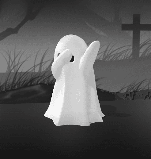 Dab Ghost support free 3d model