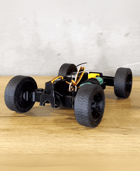 SMARC2 Print in place RC car 3d model