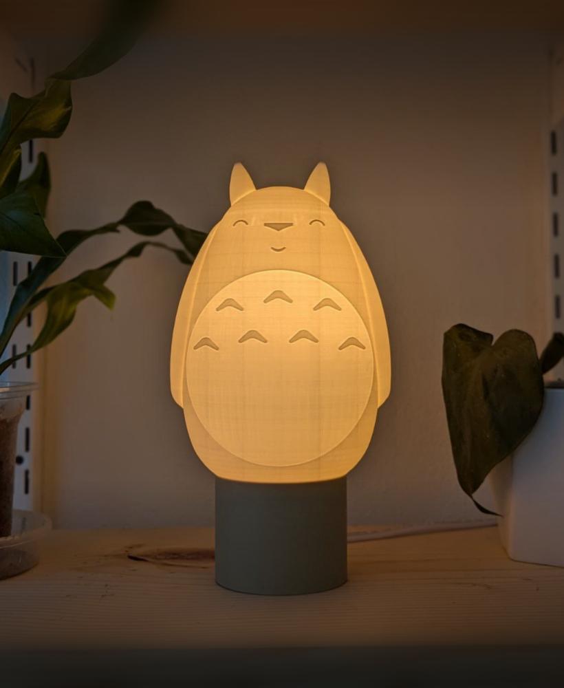 Totoro Lamp - Corded 3d model