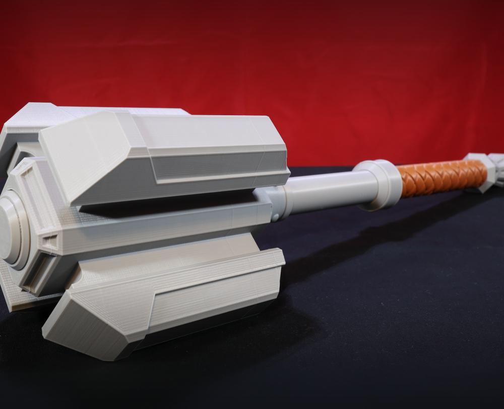 Stonebreaker Mace STL (3D Print File) 3d model