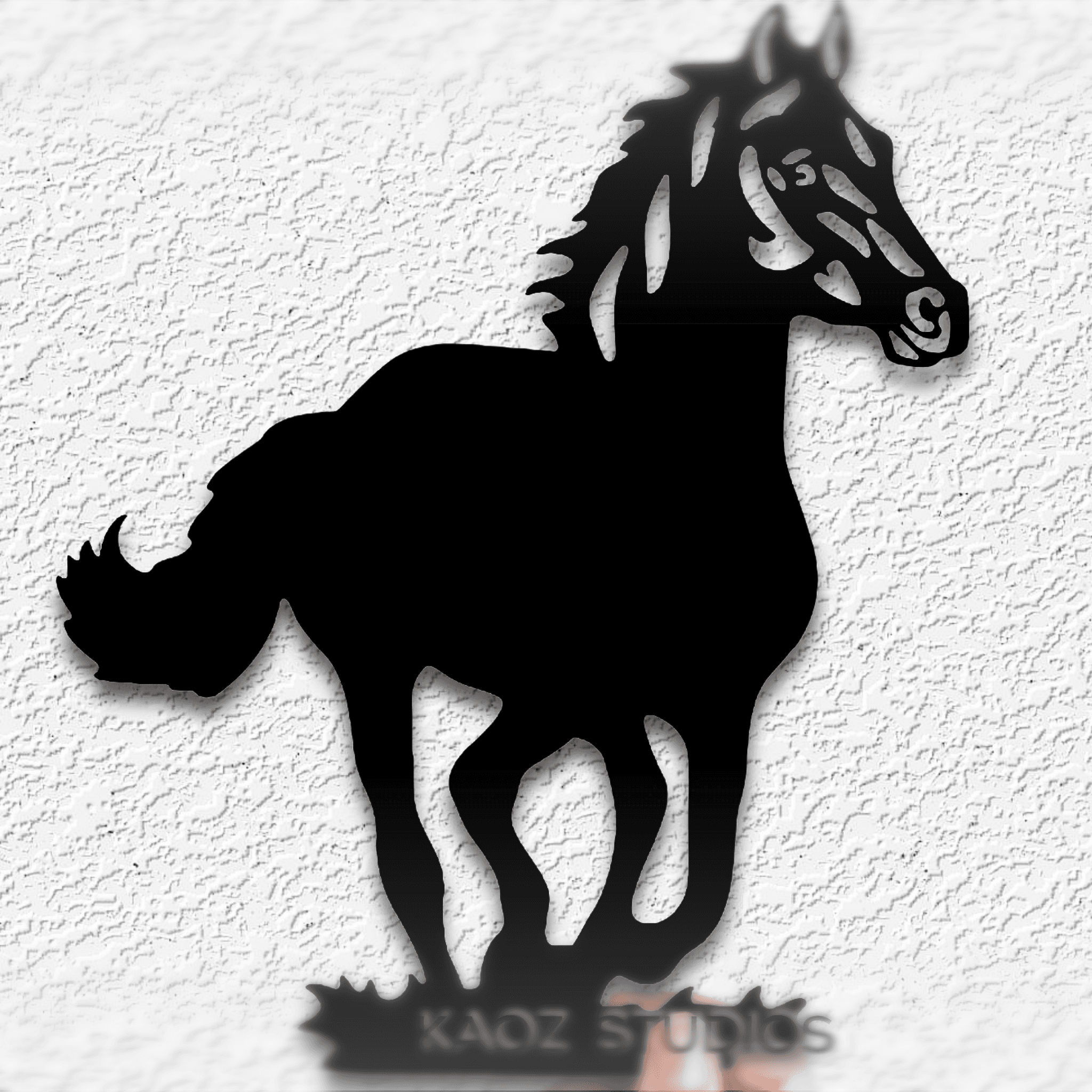 galloping horse wall art horse wall decor country decoration 3d model