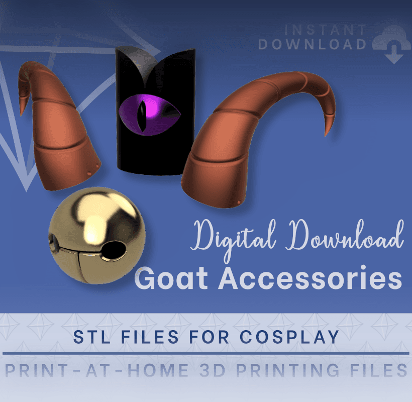 GOAT Accessories STL FILES [Cult of the Lamb] 3d model