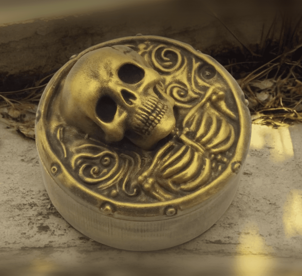 SKULL JEWELRY BOX 001 3d model