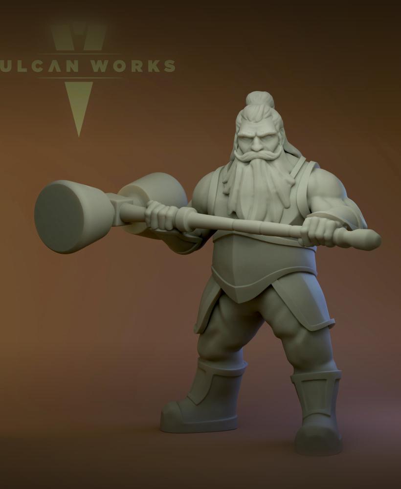 Belgrunn Browbeard | Dwarf Fighter 3d model