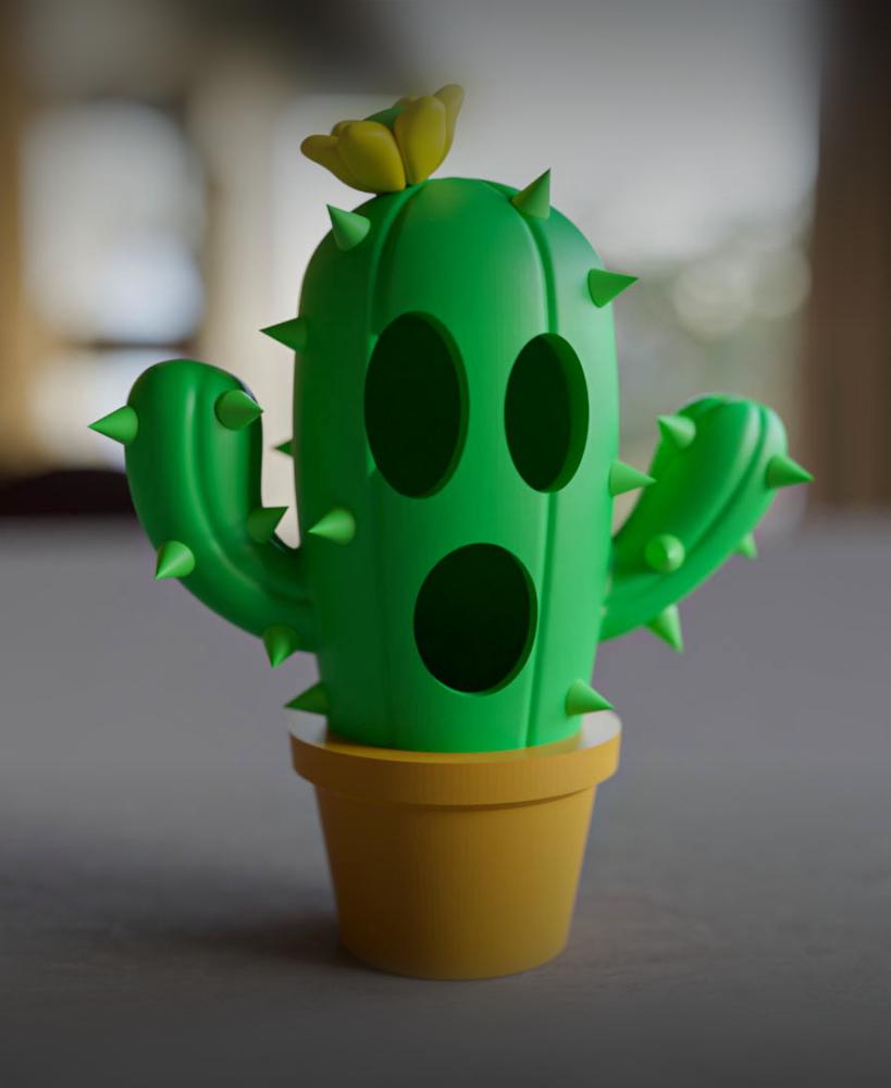 Cactus Monster #throwback 3d model