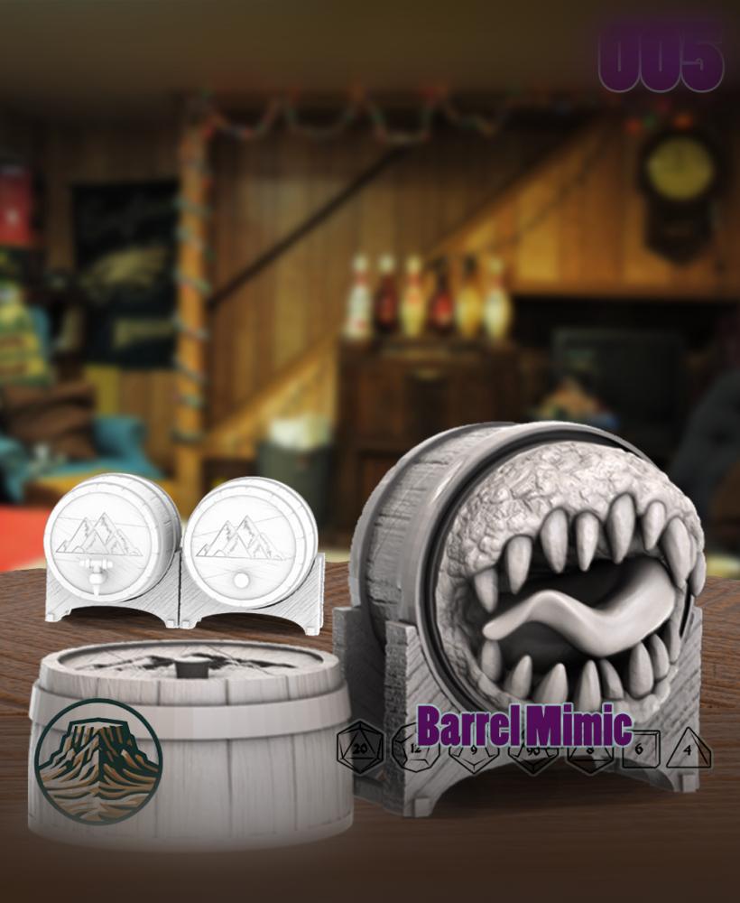 Mimic Barrel 3d model