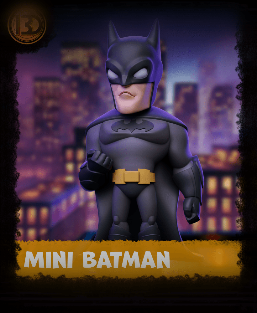 Mini Batman 3d model