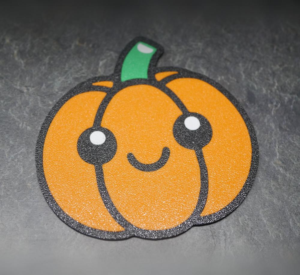 Cute Simple Pumpkin Coaster - Halloween Season - Spooky Vibes 3d model