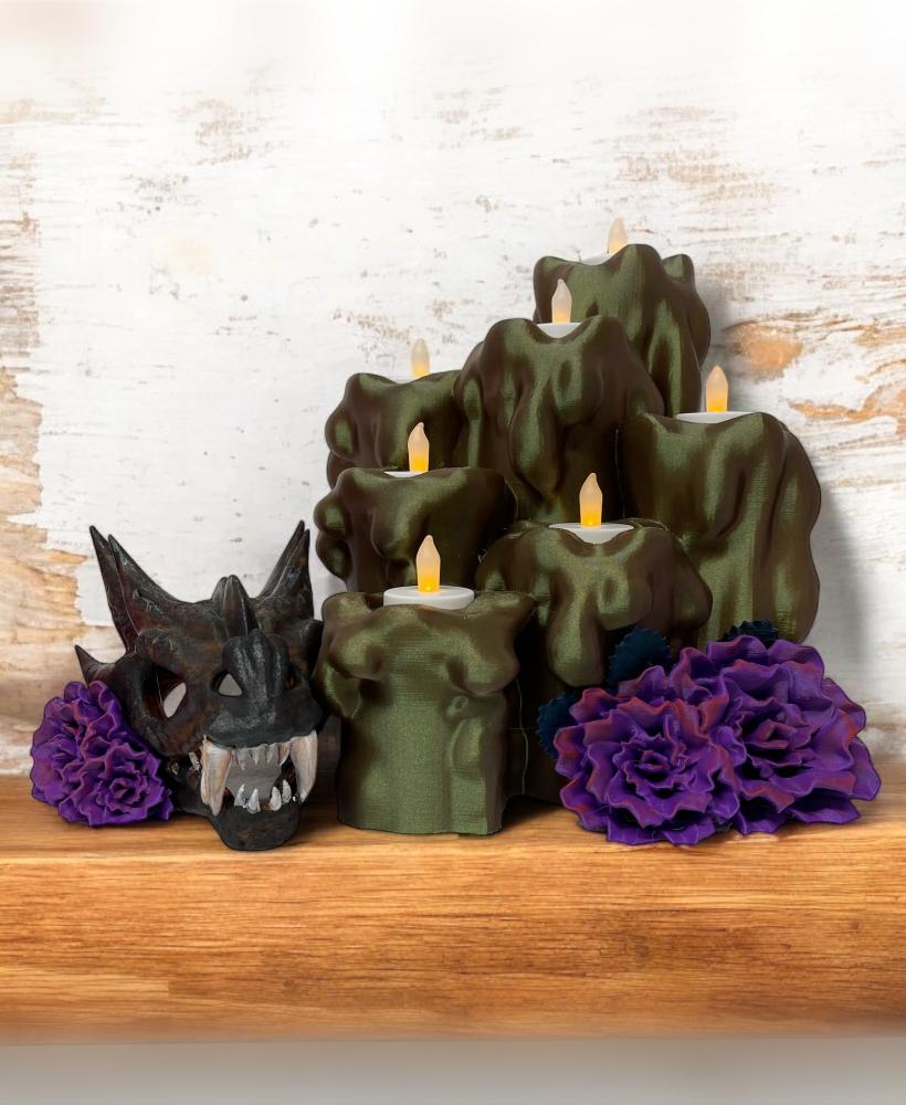 Dragon Skull Tea Light Holder 3d model