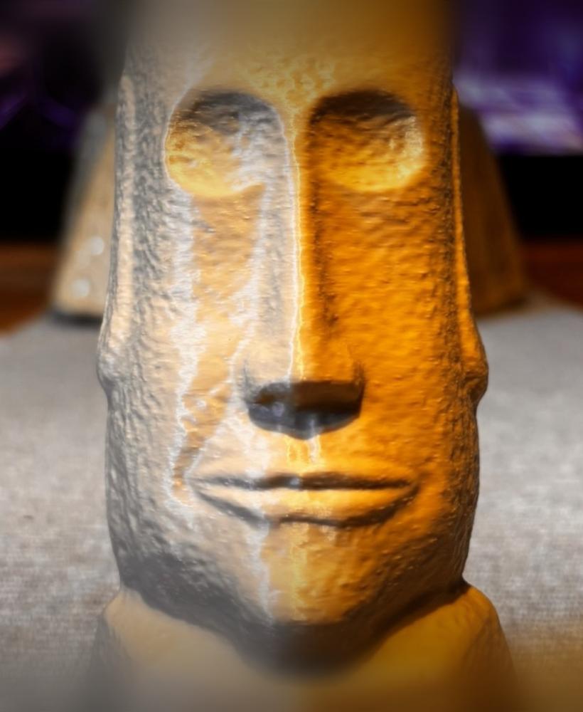 Old James Moai 3d model