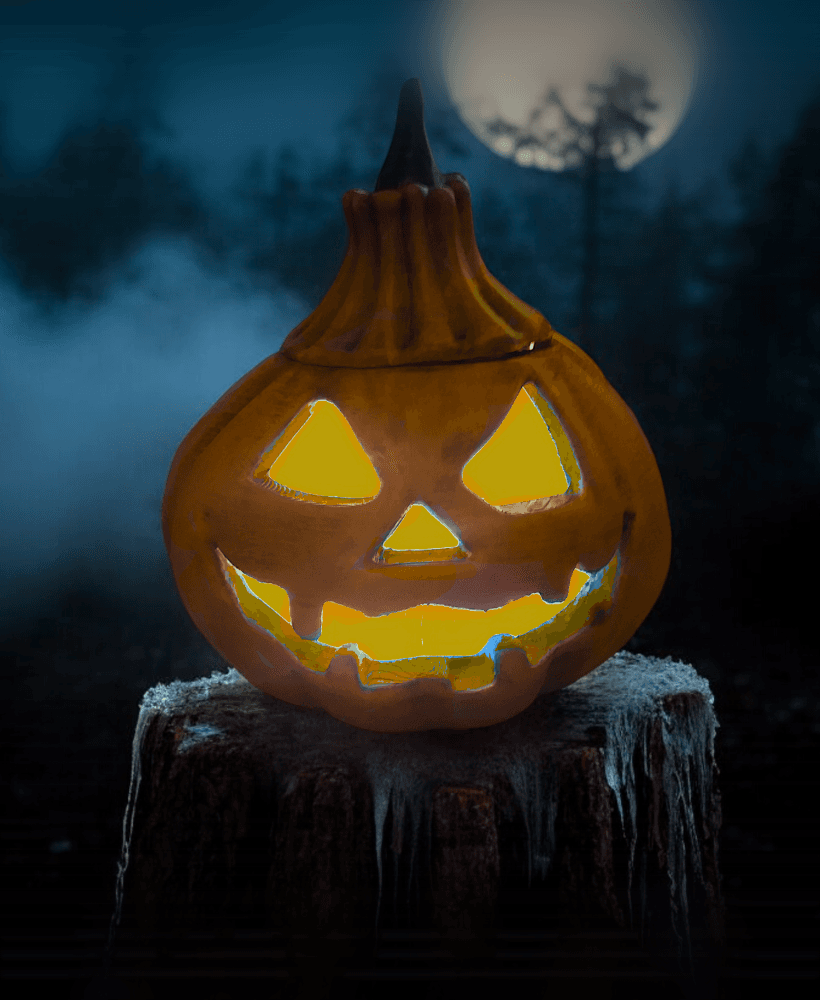 Halloween Pumpkin Lamp 3d model