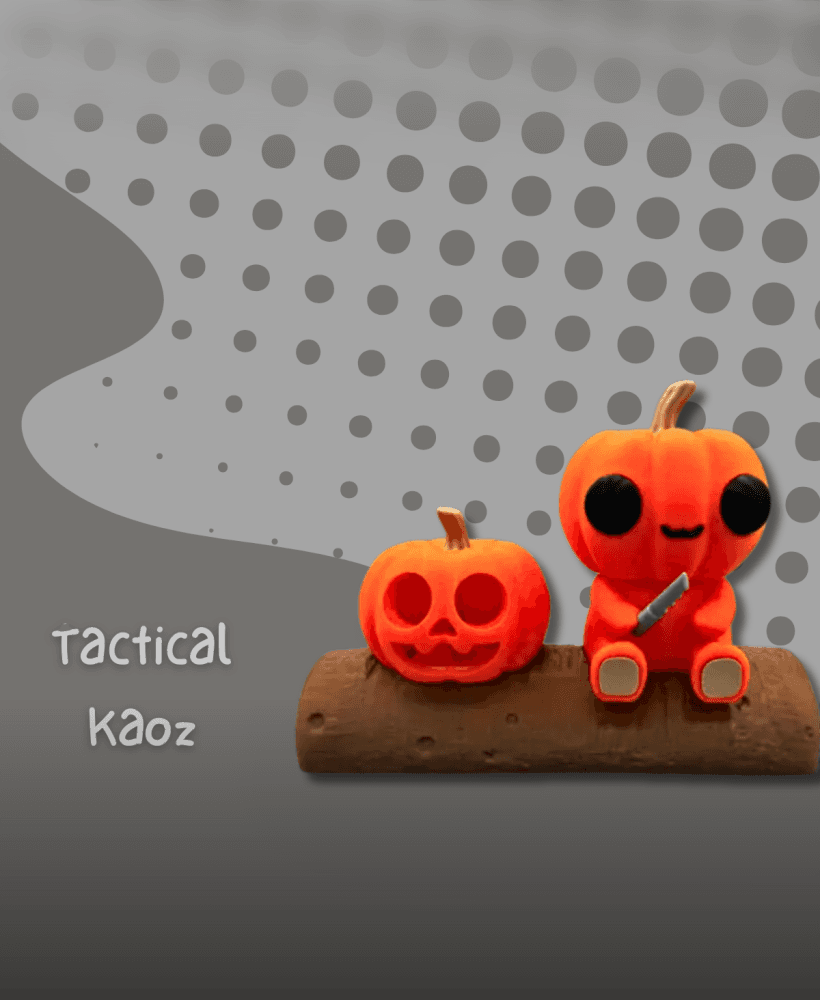 Jack-o'-Lantern Tea Light Candle Holder 3d model