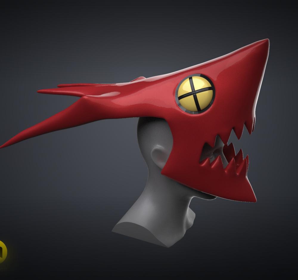 Power Demon Form mask – Chainsaw Man 3d model