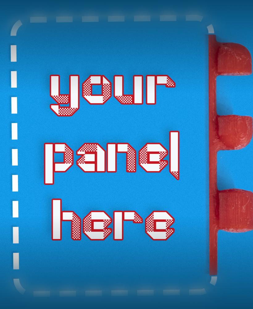 Polypanels // Snaps Only (Custom Panel Tool) 3d model