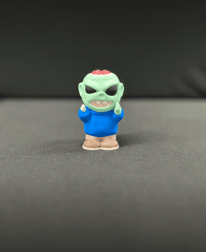 zombie hug 3d model