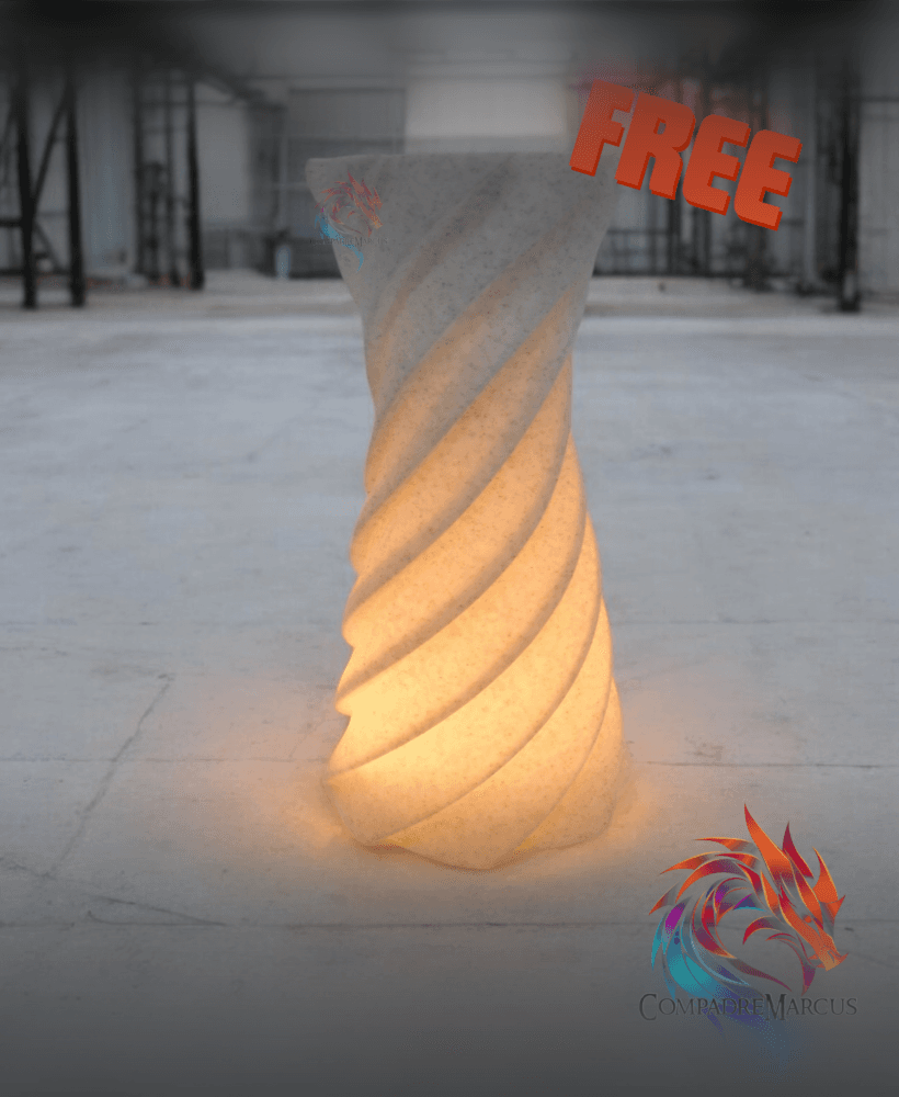 Basic candle lamp / no supports / 3mf included 3d model