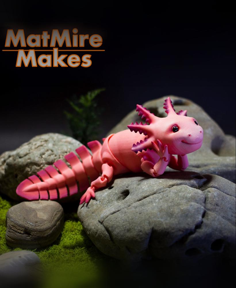 Axolotl - Articulated Figure 3d model