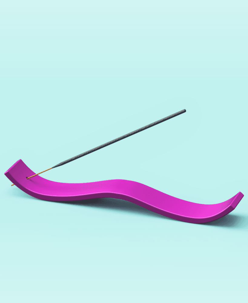 Incense Holder Tray 3d model