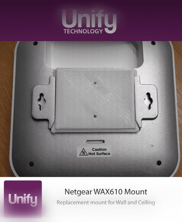 Netgear WAX610 Wall or Ceiling Mount 3d model