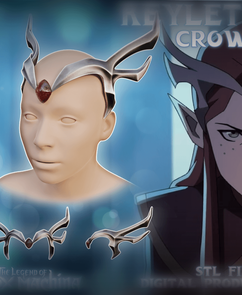 Fantasy Keyleth Crown The Legend of the Vox Machina 3d model