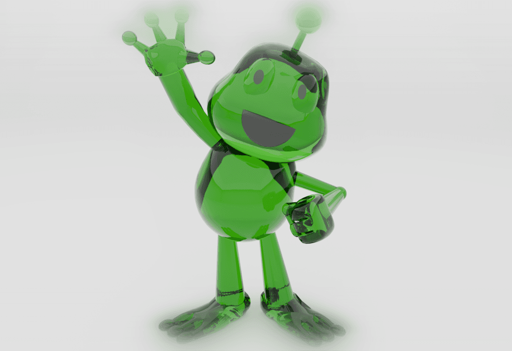 A Signal Frog 3d model