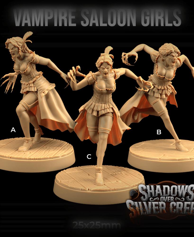 Vampire Saloon Girls 3d model