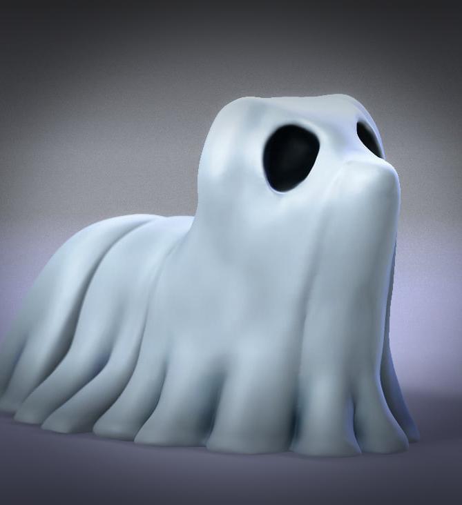 Ghost Dog 3d model