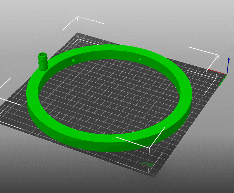 Bubbleponic Feeder Manifold (alpha) 3d model