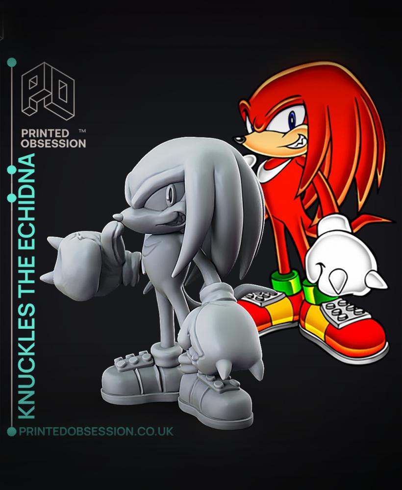 Knuckles - Sonic The Hedgehog - Fan Art 3d model