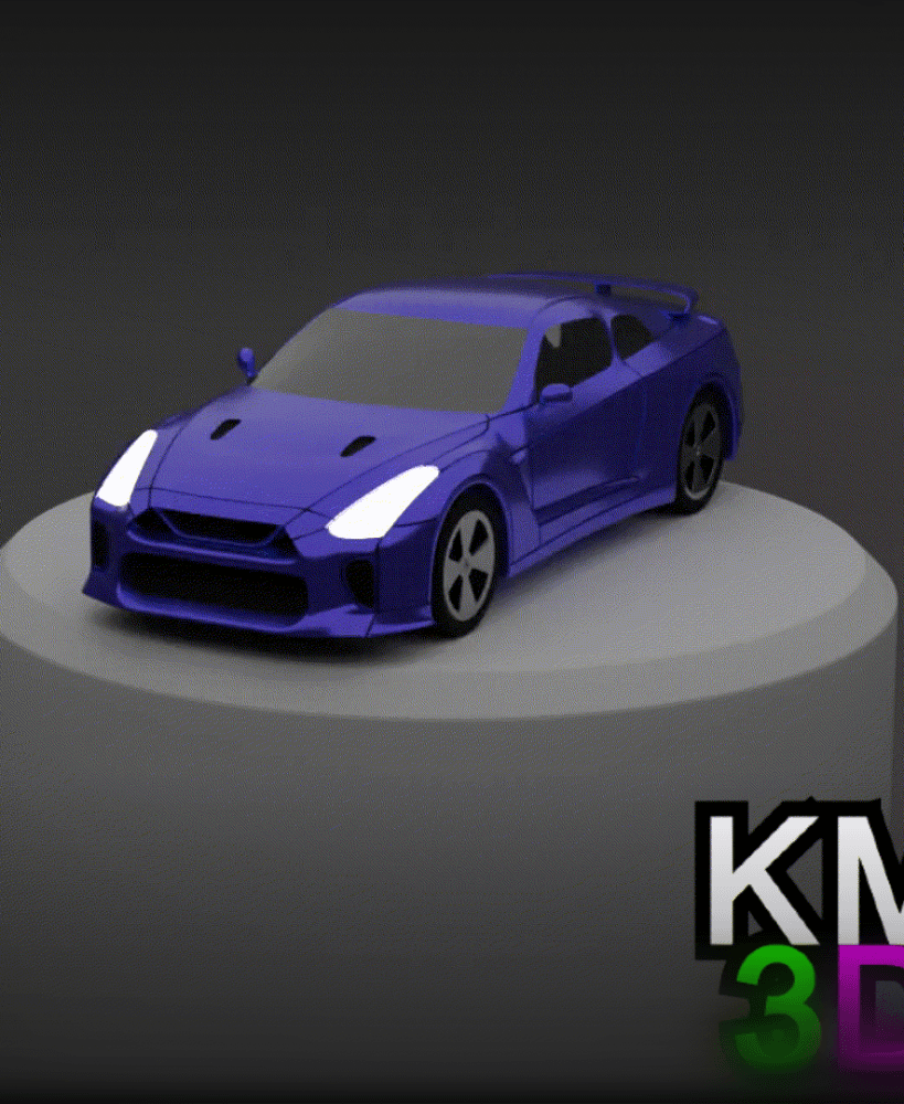 Nissan GTR 3d model