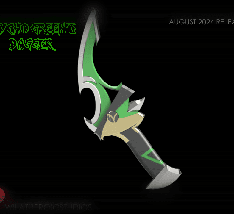 Psycho Green's Dagger  3d model