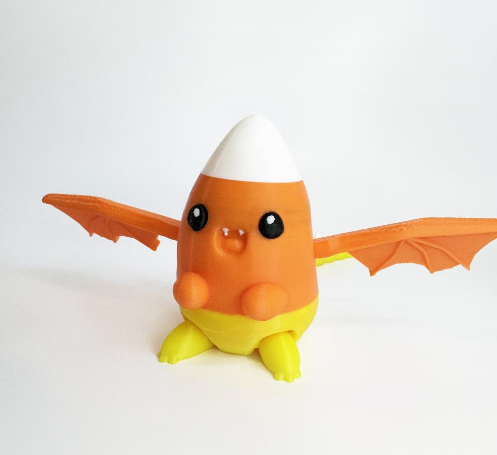 Candy Corn Dragon by Teal Cat Creative 3d model