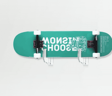 Skateboard / longboard wall mount 3d model