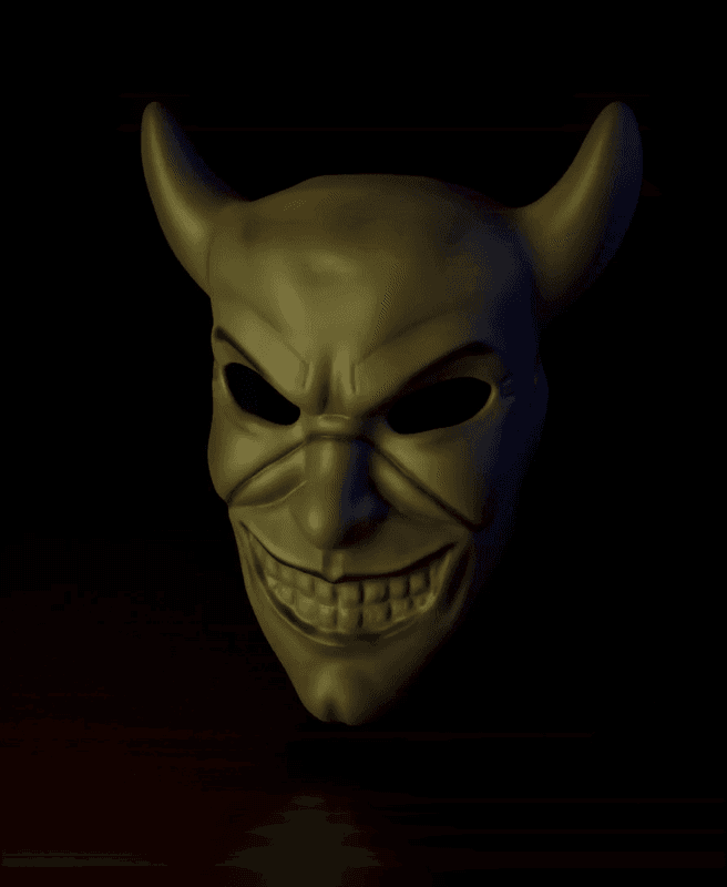 The Black Phone mask 3d model