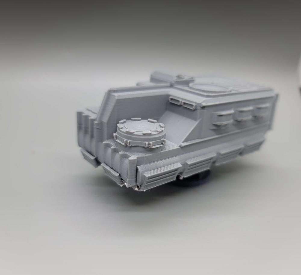 FHW: GBJ Hover tank v1.1 troop transport Workerbots 3d model