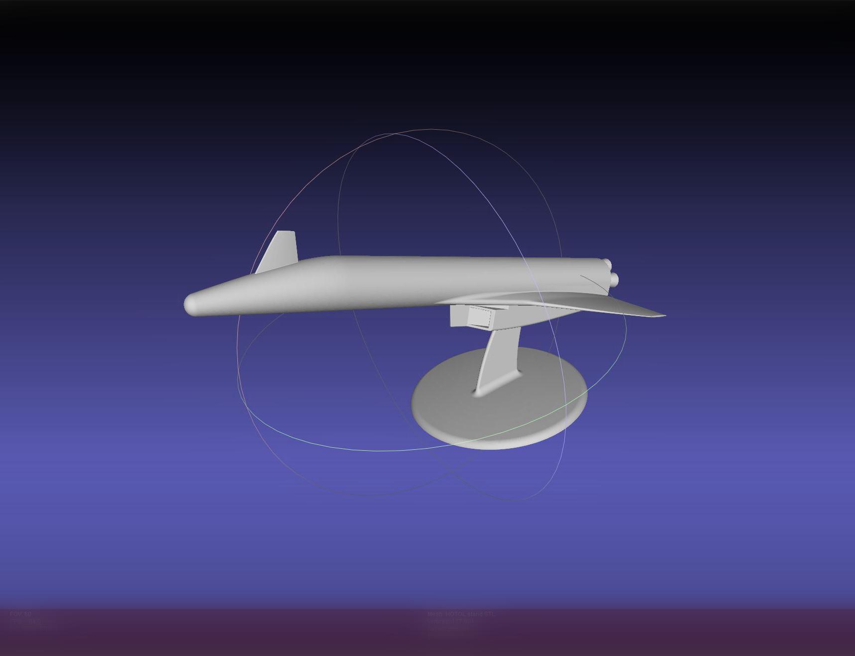 HOTOL Spaceplane Historical Concept 3d model