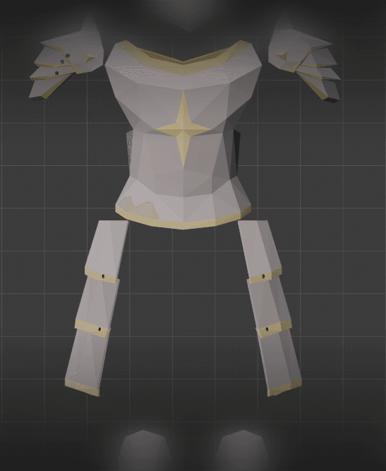 Justiciar Armor/Armour (Old School Runescape) 3d model