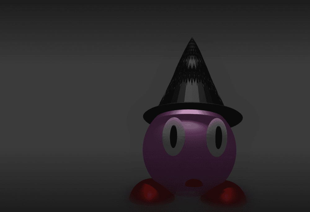 Witchy Kirby.stl 3d model