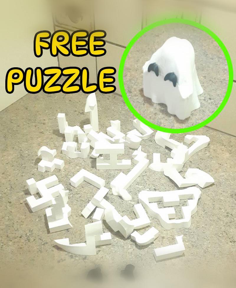 Spooky Ghost puzzle 3d model