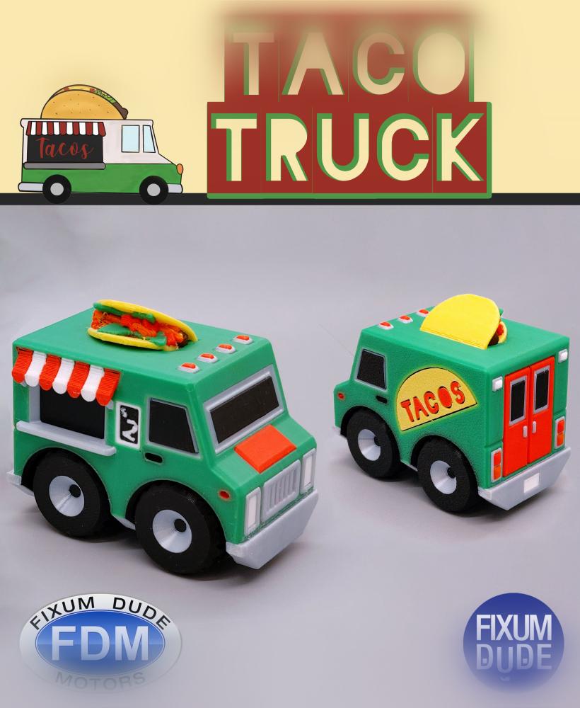 Fixum Dude Motors PIP Taco Truck 3d model