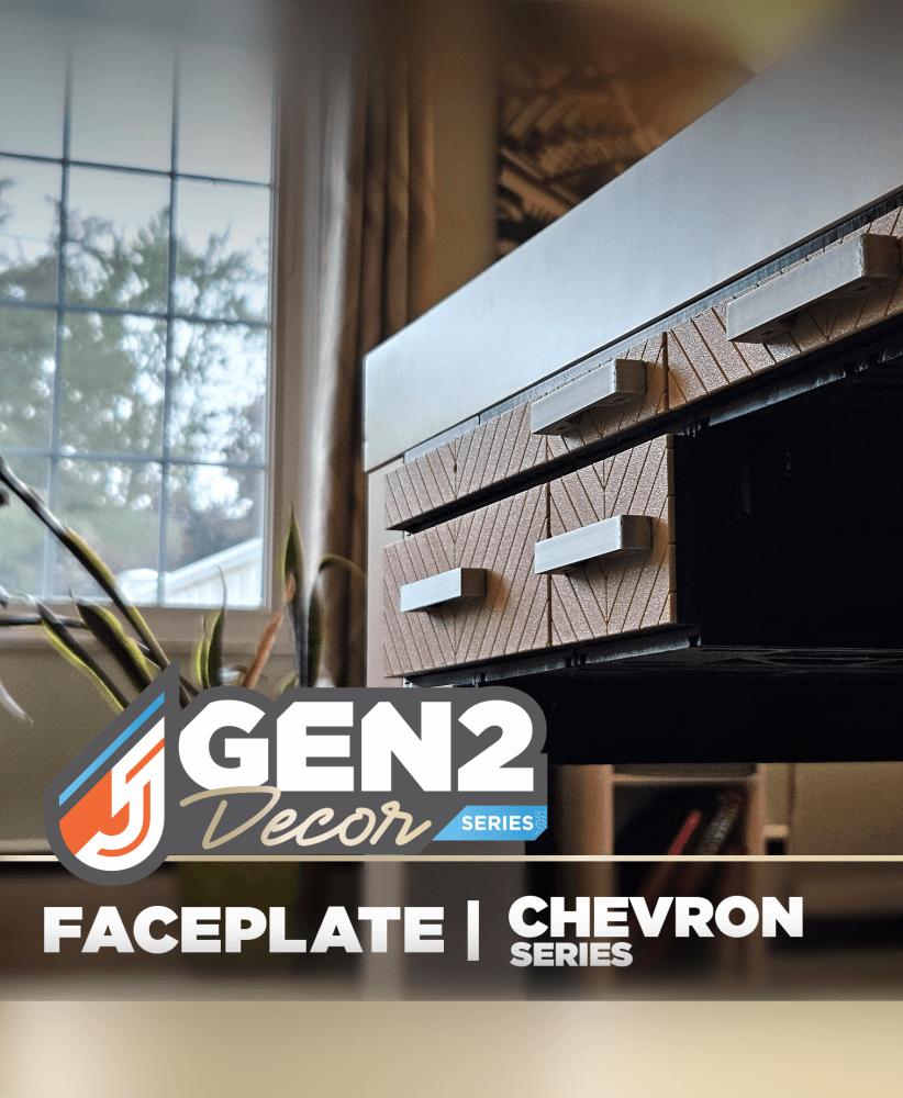 GEN2 Decor - Faceplates - Chevron 3d model